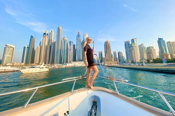 1 HR - Dubai Marina Luxury Yacht Tour - Dubai Marina from the water