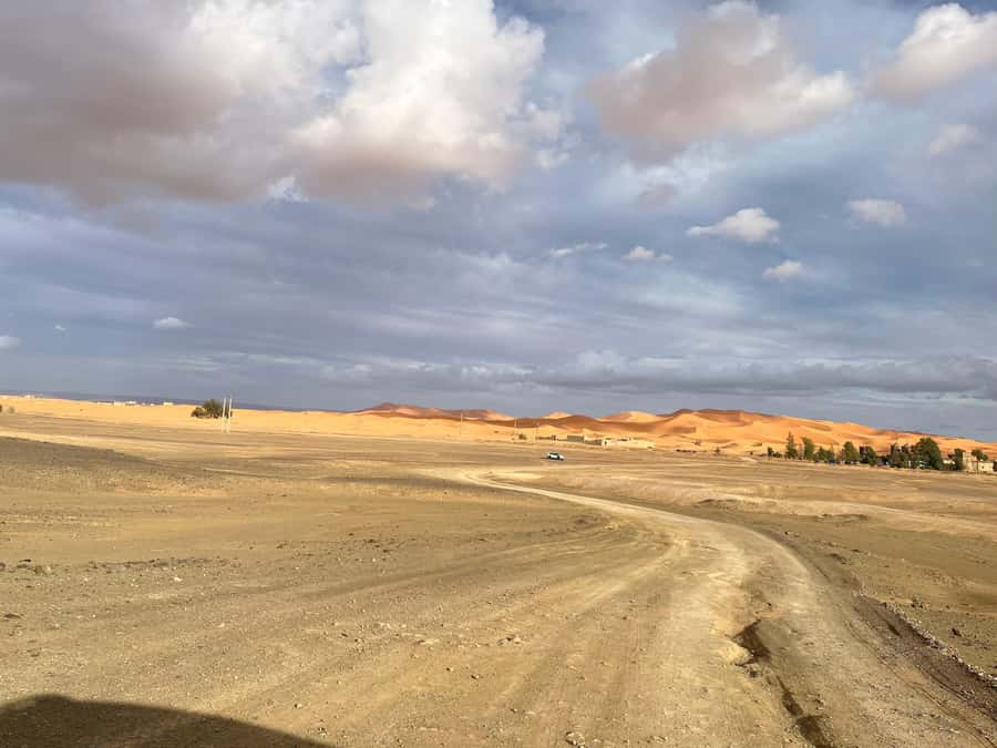 2-Day Desert tour from Fes to Fes/Marrakech wit Luxury Camp - Arriving at Merzouga and riding into Erg Chebbi