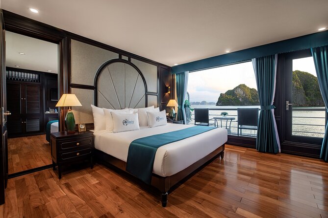 2-Day Luxury Halong Bay Aspira Cruise from Hanoi - Dark and Light Cave: scenic, but not guaranteed