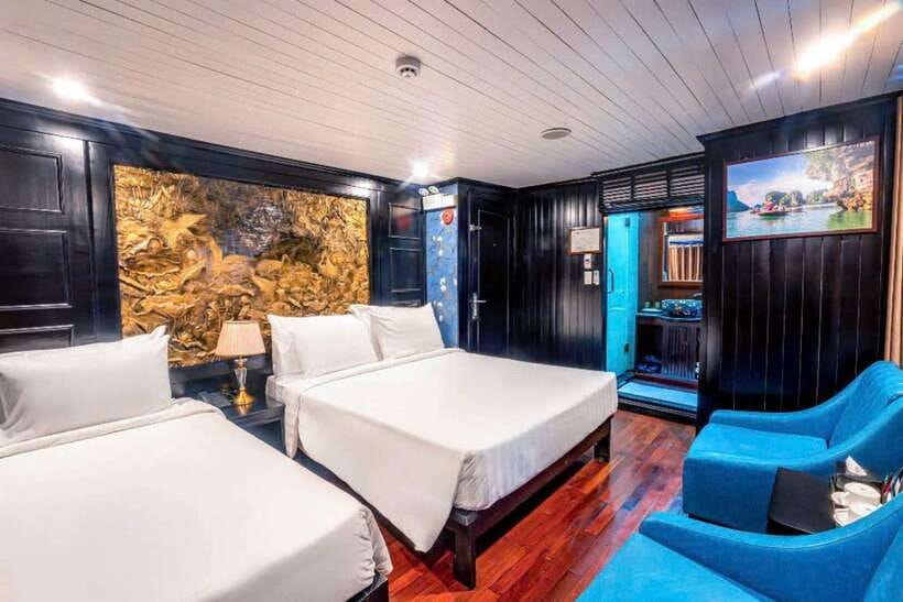 2-Day Peaceful in Bai Tu Long Bay with Luxury Cruise - Vung Vieng Fishing Village by rowing boat