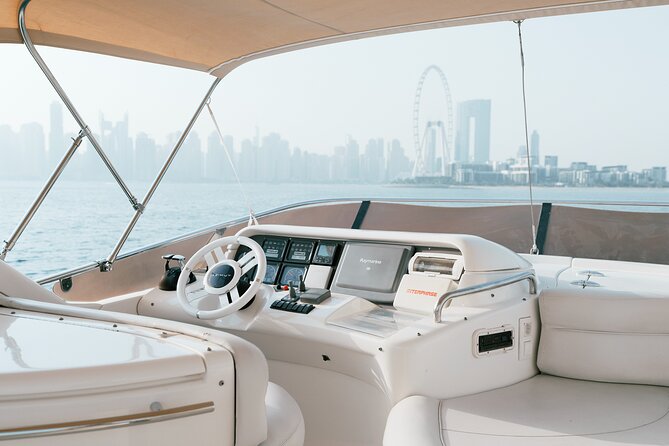 2 hours Dubai private luxury yacht 55ft tour - Swimming and the practical limits of two hours
