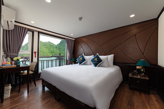[2D1N] Halong Amanda Cruise - Luxury Unique Cruise on Bay - Trinh Nu Cave and the water activities