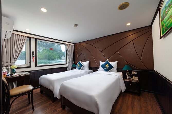 [2D1N] Halong Amanda Cruise - Luxury Unique Cruise on Bay - Cabin choices, views, and the engine-room warning