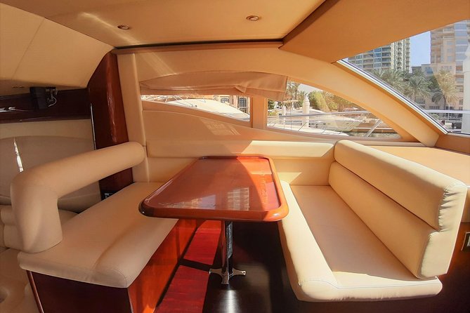 3-Hour Luxury Yacht Cruise from Dubai Marina - A lagoon stop for swimming and fishing