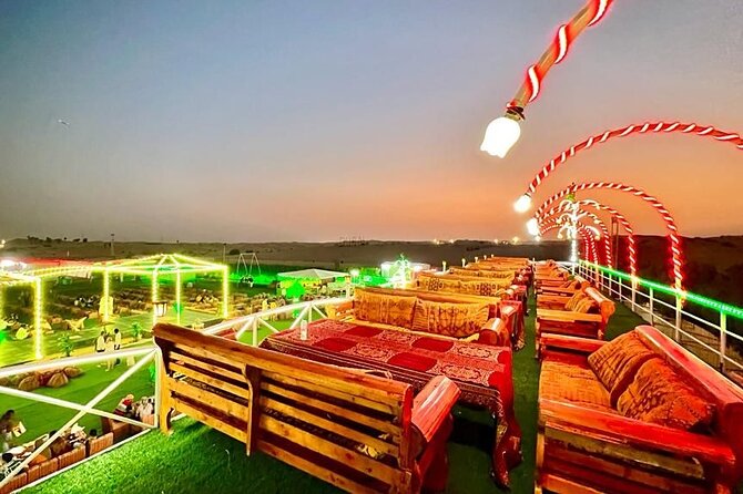 6-Hour Luxury Evening Dubai Desert Safari - BBQ Dinner Live Shows - A short camel ride and a simple cultural stop