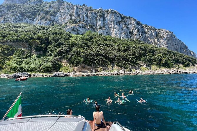 A Classy Capri Tour: a day on a luxury private yacht - White Grotto and Green Grotto
