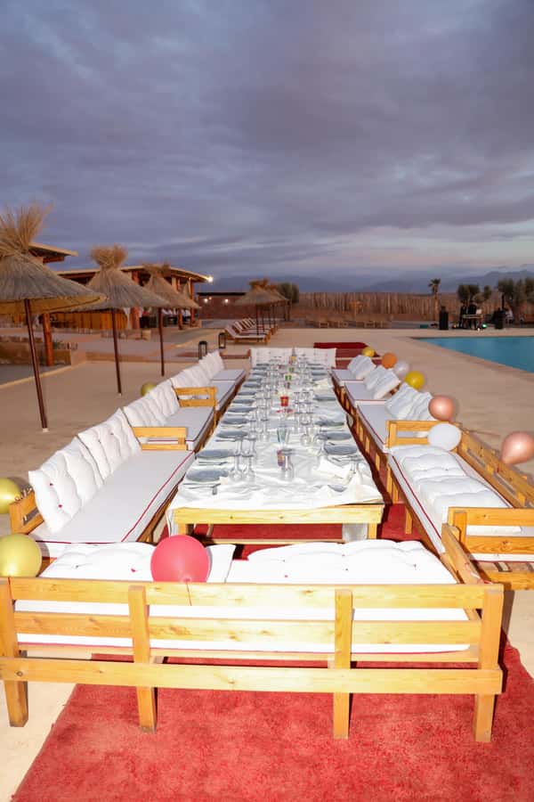 Agafay Desert Luxury Package Quad, Camel, Pool & Dinner Show - Music, dancing, and a fire eater
