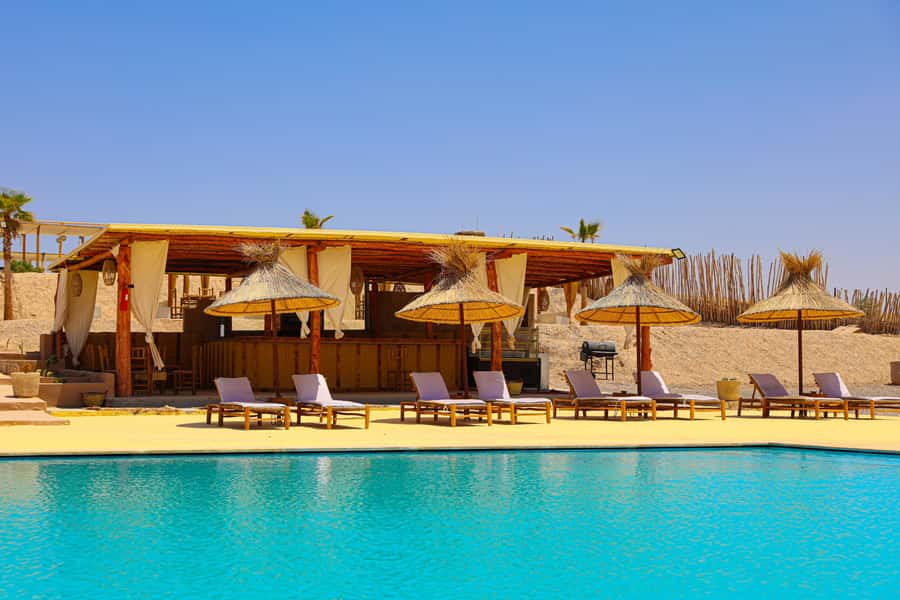 Agafay Desert Luxury Package Quad, Camel, Pool & Dinner Show - Quad biking across the Agafay Desert