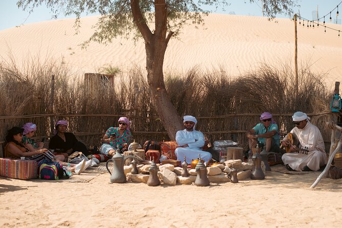Al Marmoom Oasis Luxury Tent with Bedouin Dinner - Returning to the village for cultural activities