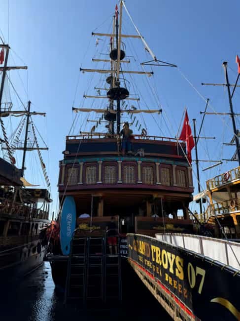 Alanya: Luxury Pirate Boat with Lunch & Unlimited Drinks - FAQ