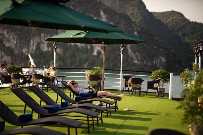 All-Inclusive 2 Day/1 Night Halong Luxury Cruise, Meals, Cave, Kayaking,Swimming - Titop Island, swimming, and the famous viewpoint