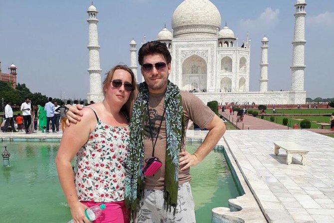 All Inclusive Luxury Taj Mahal Tour from Delhi by Express Train - Agra Fort, where the Mughal story turns from marble to sandstone