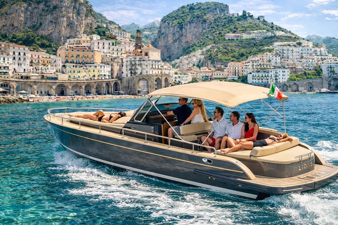 Amalfi Coast Private Boat Tour – Luxury Experience - Castiglione Beach and Ravello from the sea