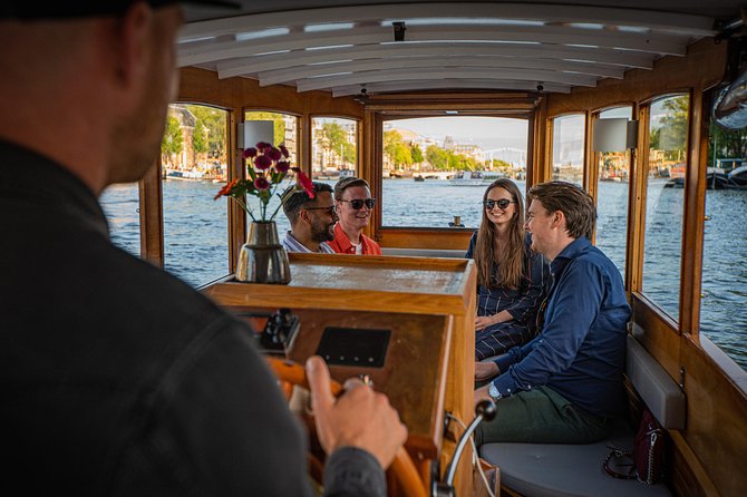 Amsterdam Breakfast Cruise on Private Luxury Boat - Passing the Amstel River