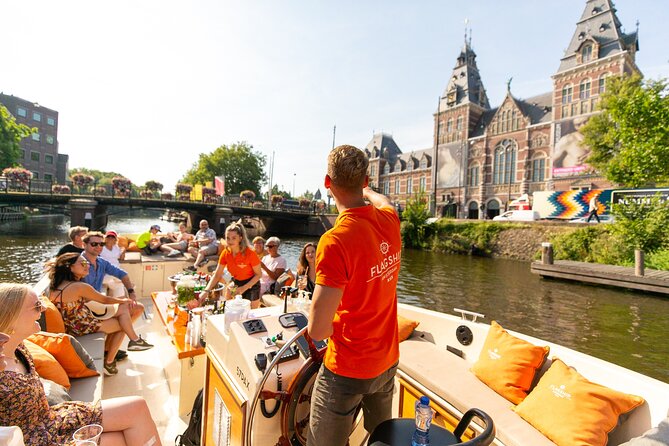Amsterdam Luxury Canal Cruise + Unlimited Drinks & Bites option - The Bridge of 15 Bridges and the central canal belt