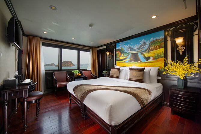 Athena Royal Cruise - Luxury Halong Bay Overnight Cruise 2D1N Tour - Sung Sot Cave and the first look at Halong Bay
