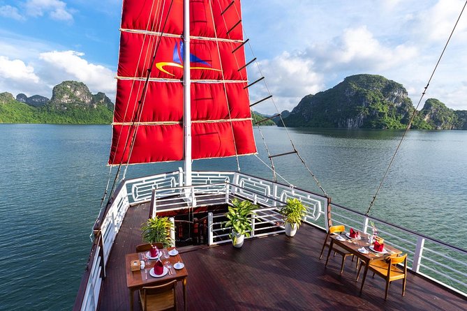 Bai Tu Long Luxury Day Cruise - Fishing Village, Kayak - Afternoon cruising and the sunset tea break