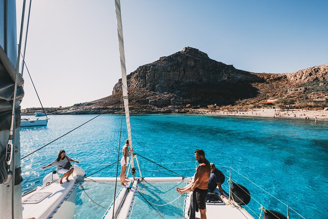 Balos & Gramvousa Luxury Catamaran Sailing Cruise from Kissamos - A Catamaran Built for a Day on the Water