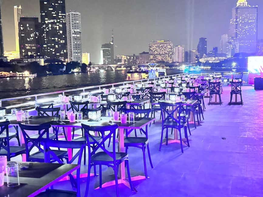 Bangkok: Luxury White Sunset or Dinner Cruise with Beer - Timing, check-in, and useful preparation