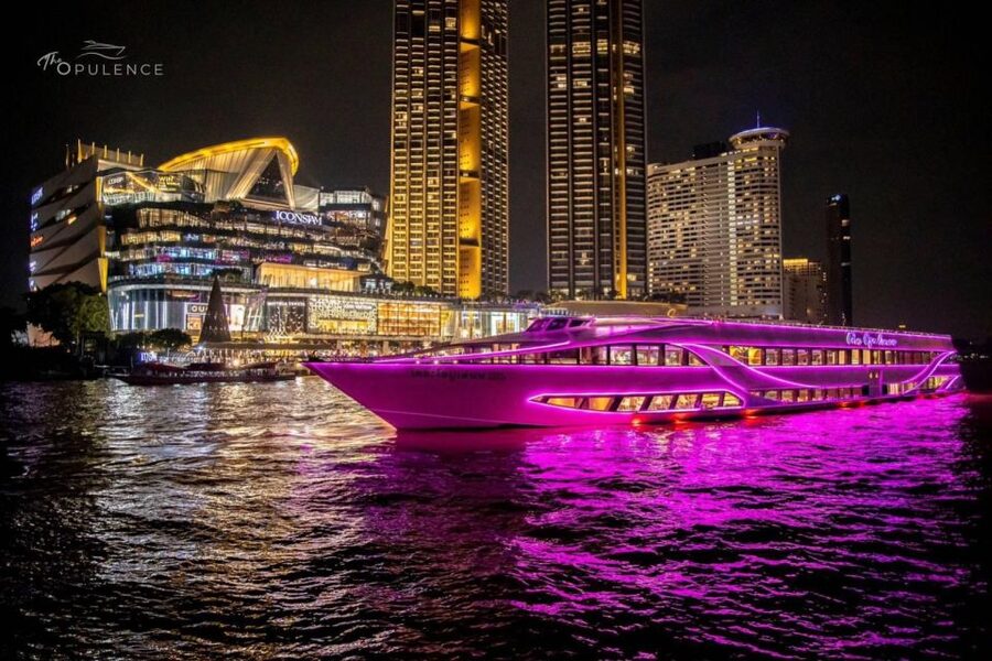 Bangkok: Opulence Luxury Chao Phraya Dinner Cruise - Dinner: variety, volume, and a few limits