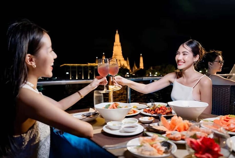 Bangkok: Opulence Luxury River Dinner Cruise with Live Band - Arriving at ICON SIAM Pier 4