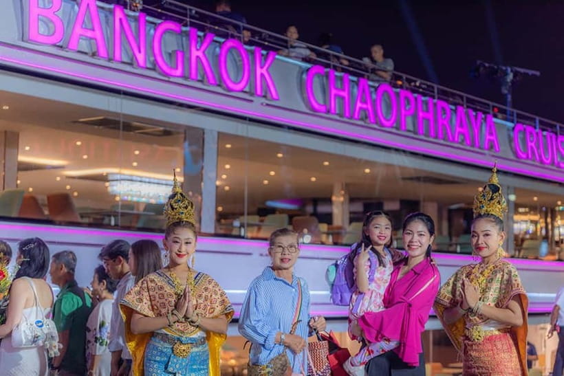Bangkok: The Newest Luxury 5-Star Bangkok Chao Phraya Cruise - Boarding the three-deck boat