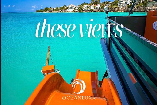 Barbados -Luxury Cruise with Lunch and Open Bar By Oceanluxx - Snorkeling Near Turtles, Fish, and Wrecks
