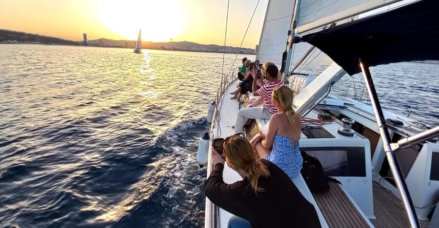 Barcelona: Luxury Private Sunset Yacht Cruise - Drinks, Snacks, Blankets, and Onboard Comfort