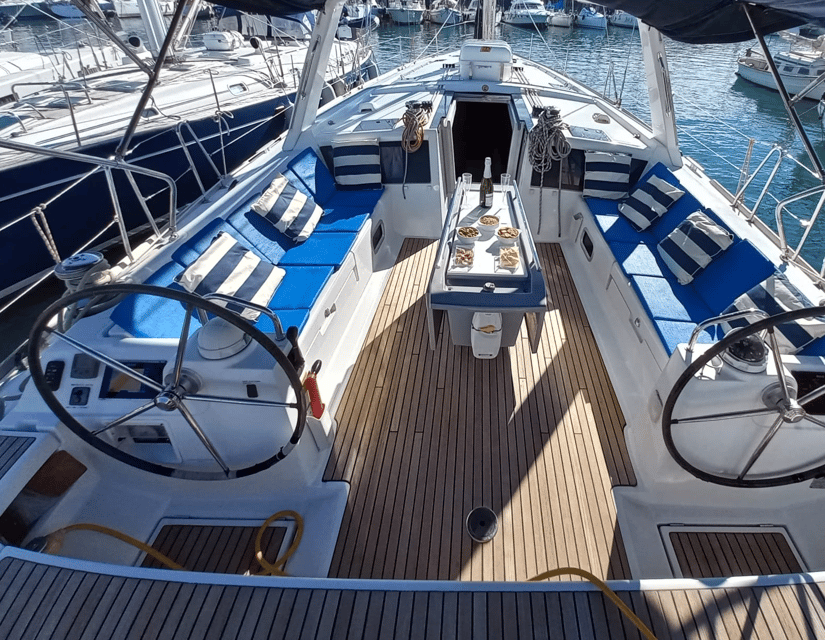 Barcelona: Luxury Private Yacht Daytime Cruise - The open sea and Barcelona’s skyline