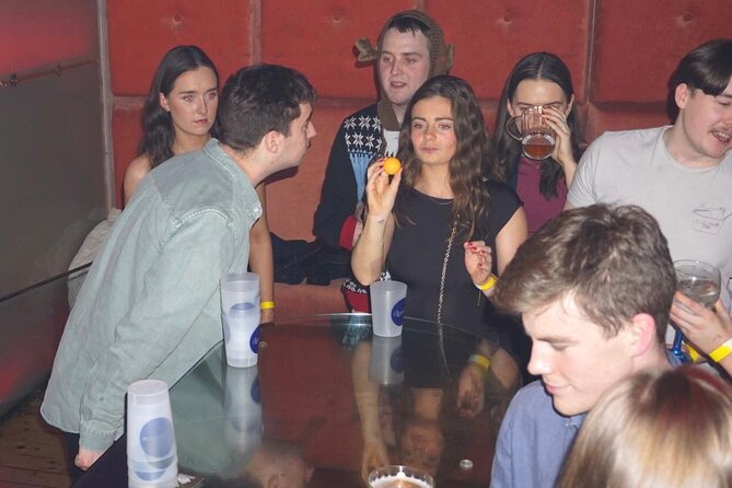 Barcelona Party With Beer Pong Drinking Game Plus VIP Club Entry - Club entry at the end of the route