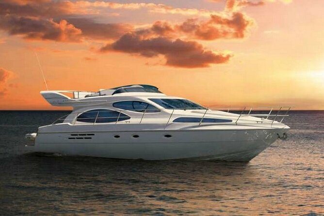 Barcelona Private Luxury Motor Yacht Sunset Cruise with Drinks - A sunset schedule that changes with the season