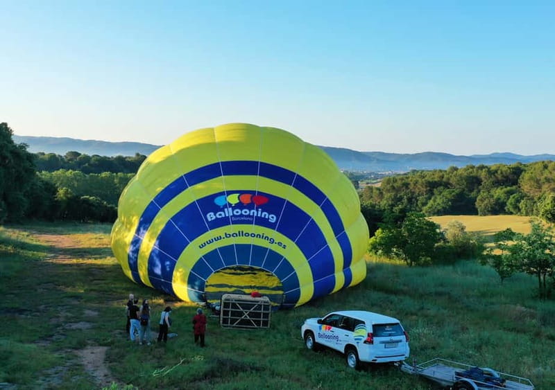 Barcelona Private VIP Balloon Flight with Pick-up Service - From central Barcelona to the launch site