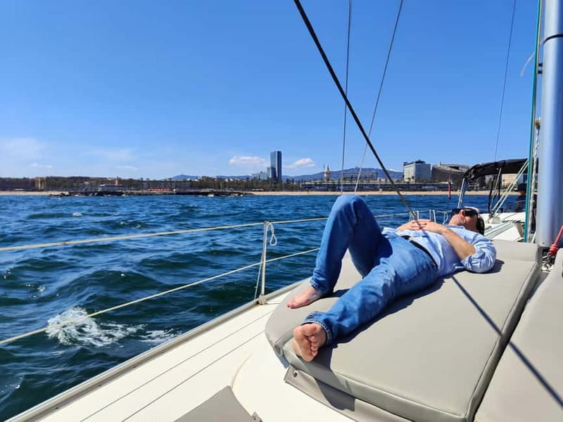 Barcelona Sailing Experience Luxury Boat w/Snacks & Drinks - Seeing Barcelona from the water