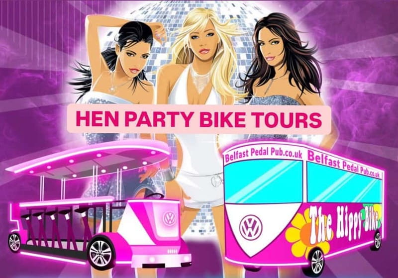 Belfast: Luxury Pink Hen Party Bike Tour (BYOB) - Starting the party at Belfast’s Surf Shack