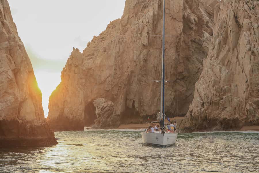Cabo Luxury Sunset Sailing Adventure with Open Bar - Setting sail from Cabo San Lucas