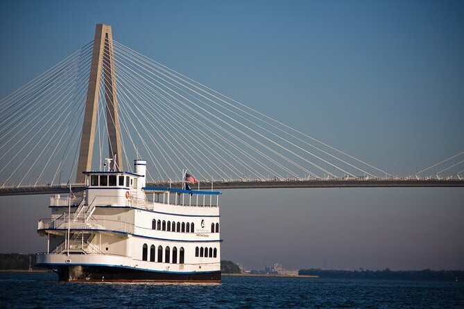 Charleston Harbor Luxury Dinner Cruise with Live Music - Cruising beneath the Arthur Ravenel Jr. Bridge