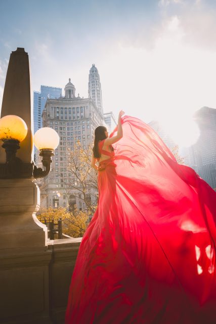 Chicago Luxury Flying Dress Photoshoot - Booking details worth keeping handy