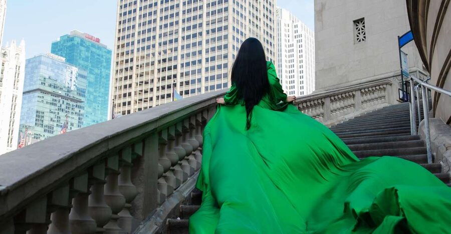 Chicago Luxury Flying Dress Photoshoot - What this Chicago photoshoot is really about
