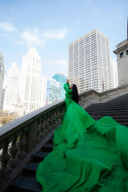 Chicago Luxury Flying Dress Photoshoot - The photo package and delivery time