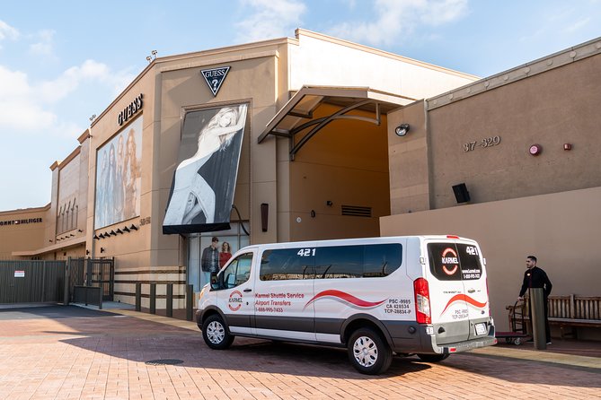 Citadel Outlets Transfer from Anaheim with VIP Lounge, storage & LAX Drop-Off - Shopping the 130-plus stores