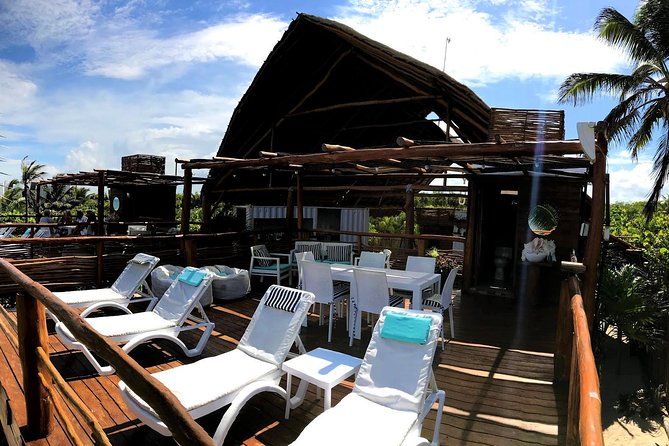 Day excursion to a PRIVATE LUXURY BEACH CLUB with transportation. - Leaving Costa Maya port for Hayhu Beach Club