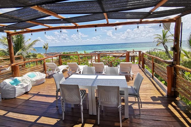Day excursion to a PRIVATE LUXURY BEACH CLUB with transportation. - Swimming, snorkeling, kayaking, and quiet beach time