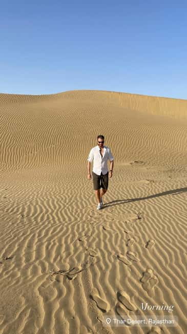Desert Rose Jaisalmer: Luxury Tent In Thar Desert - Jeseri Lake and the road into the Thar
