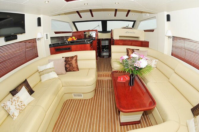 Dubai 3 Hour Private Luxury Yacht Charter with Jet Ski Option - Atlantis and the Palm Jumeirah