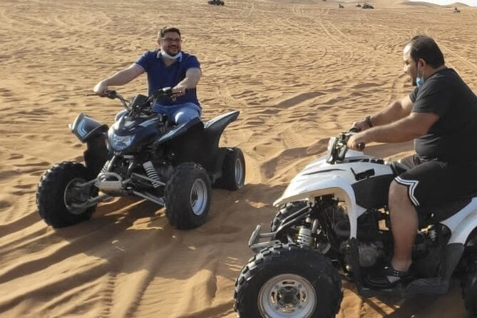 Dubai: All Inclusive Desert Safari with ATV, Camel, Horse ride, Vip & more - Reaching Lahbab and preparing for the dunes