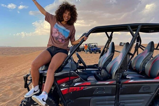 Dubai: All Inclusive Desert Safari with ATV, Camel, Horse ride, Vip & more - The ATV ride and dune bashing