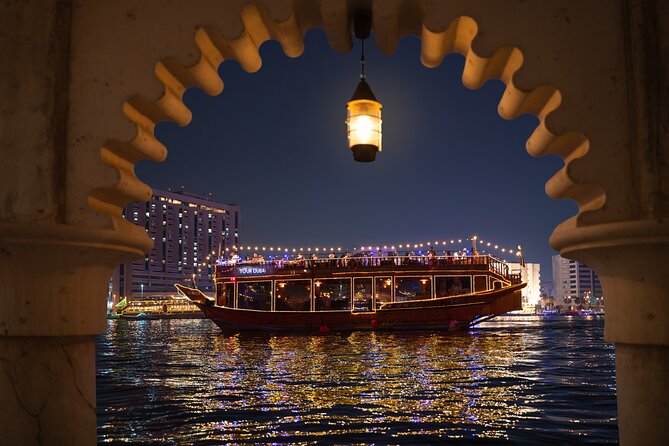 Dubai Creek Luxury Dhow Dinner Cruise with Optional Transfer - Starting at Al Seef Street at 8:30 p.m.