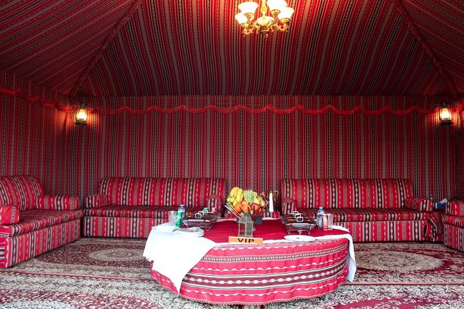 Dubai Desert Safari evening with VIP Treat , BBQ Buffet and Exciting Liveshows - Dune bashing in a Land Cruiser