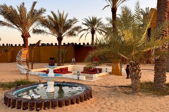 Dubai Desert Safari VIP Package - Camel rides and sand boarding keep the adventure moving