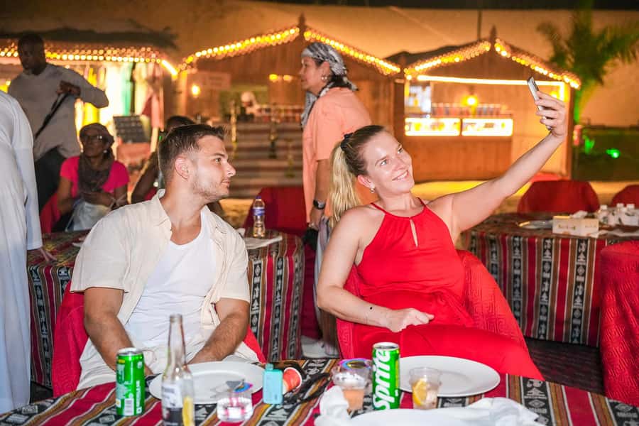 Dubai: Desert Safari with VIP BBQ and Optional Quad Bike - The camel ride and camp arrival